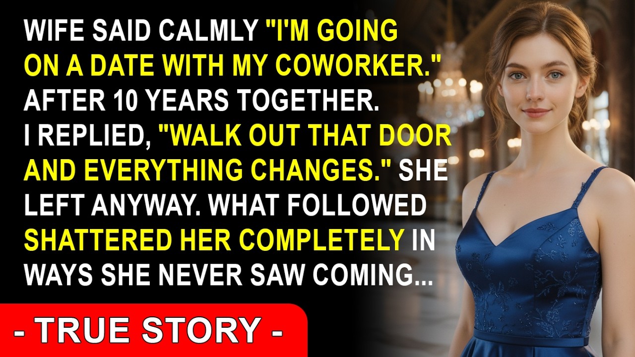 She Said Calmly I'm Going On A Date With A Coworker, After 10 Years Together. I Warned Her…