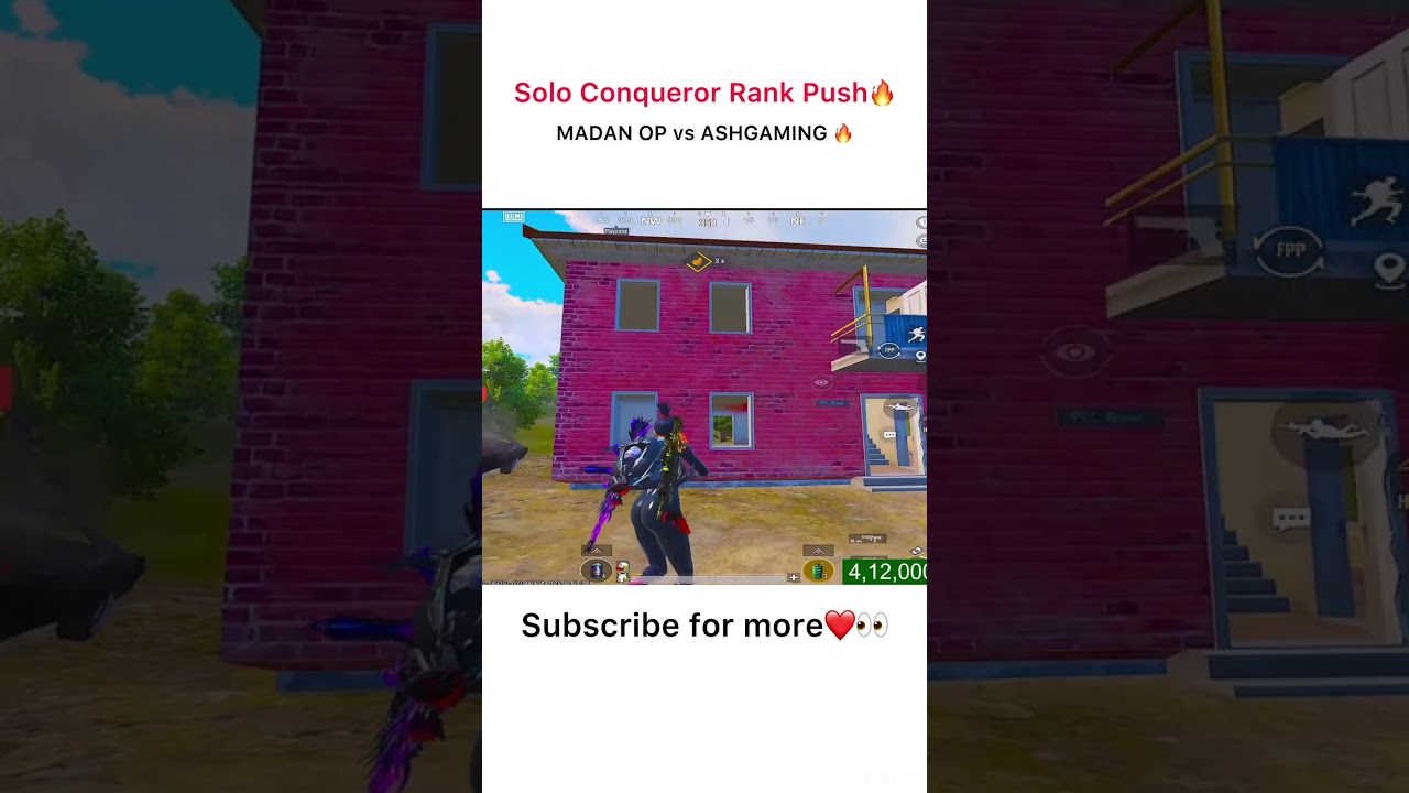CONQUEROR #1 PLAYERS @iammadan vs @Ashgaming1501 🔥 #bgmi #gaming #conquerorpush #ashgamingyt