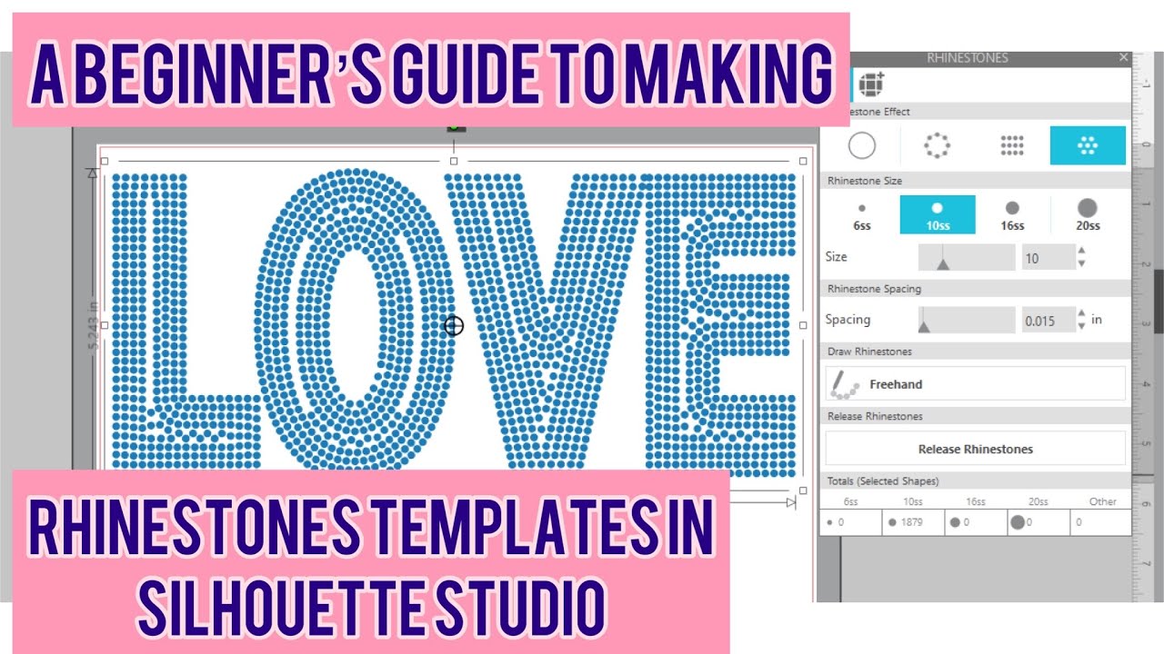 A COMPREHENSIVE GUIDE SILHOUETTE STUDIO BUSINESS EDITION ( RHINESTONE TEMPLATES FOR BEGINNERS)