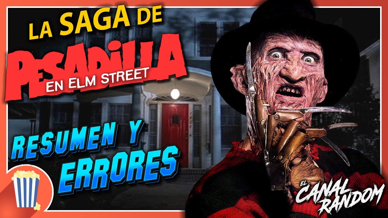 La SAGA de PESADILLA en ELM STREET   RESUMEN y ERRORES FREDDY KRUEGER