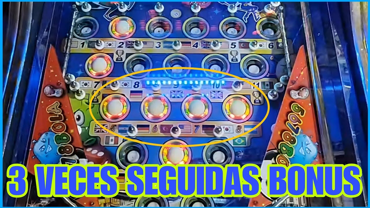 3 veces SEGUIDAS el BONUS en la pinball de payasos 🤡 😱 RECORD