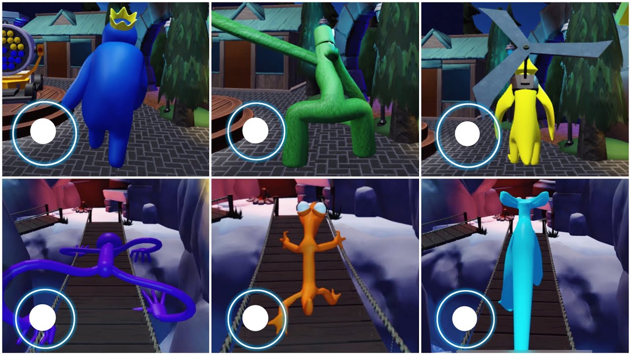 Top 6 Rainbow friends Monsters roleplay ! ( Roblox ) 