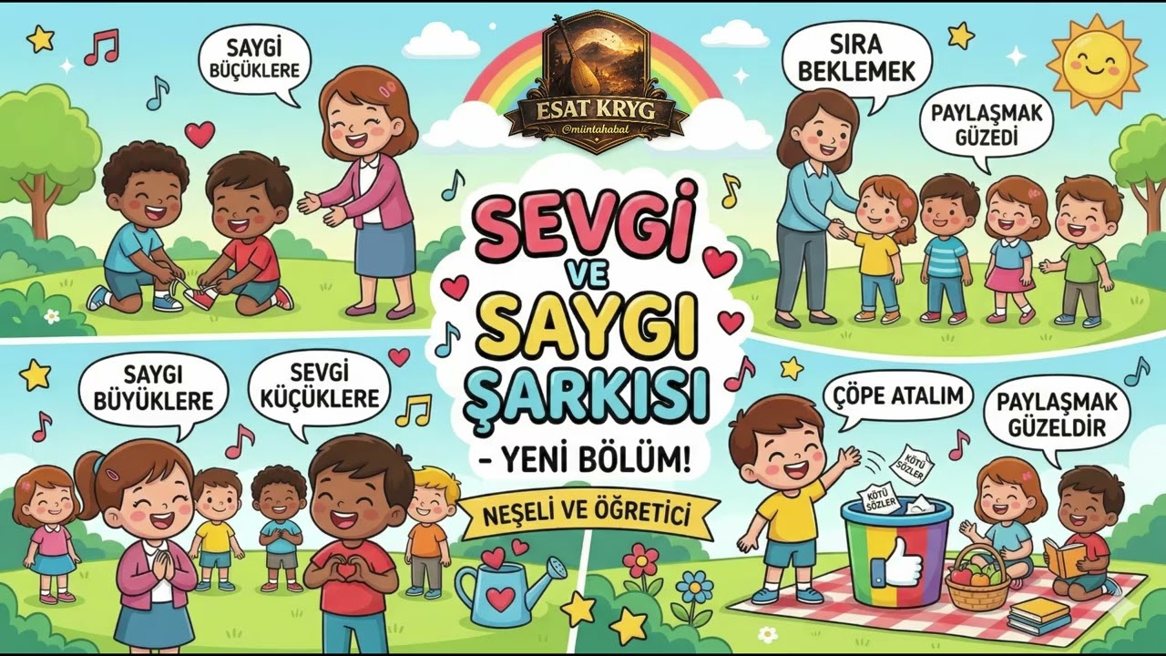 İyi Çocuk Olmak Ne Hoş! - Eğitici Sevgi ve Saygı Şarkısı (ESAT KRYG @Müntahabat