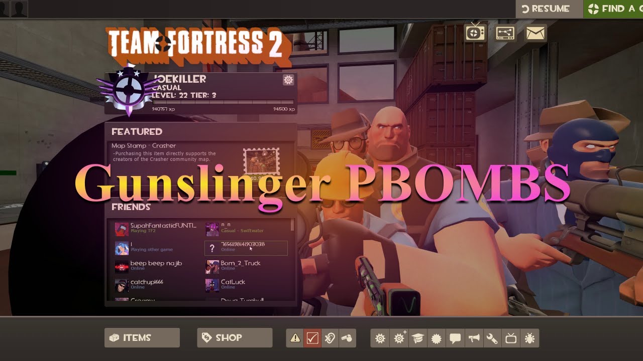 Gunslinger TF2 Pumpkin Bombs