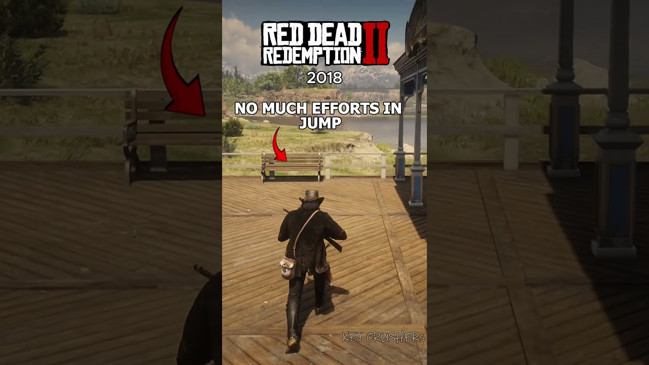 RDR 1 VS RDR 2 VS GTA 5 Physics Comparison  #rdr2 #trending