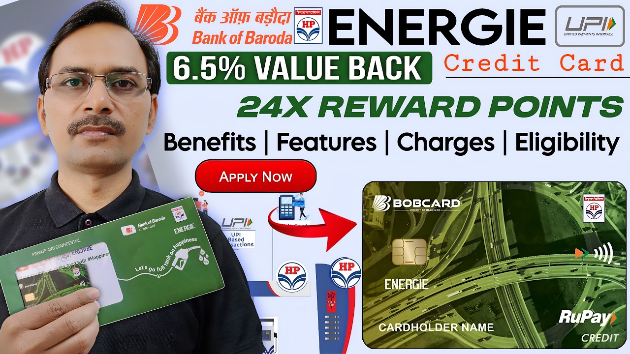 BOB HPCL Energie Credit Card Review 2026 | Benefits, Charges & Rewards! 🔥