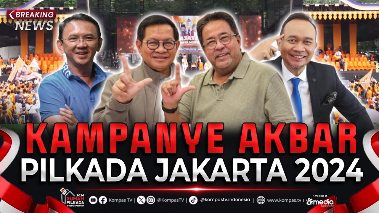 LIVE - Kampanye Akbar Calon Gubernur dan Wakil Gubernur Jakarta Pramono-Rano