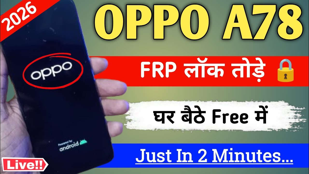 🔥🔥2026 :- All Oppo Reset Password How to fix forgot lockscreen Password Any Oppo Phone