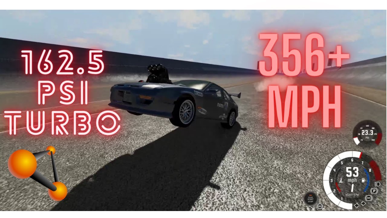 Extreme Powerful Car | 300+ MPH Top Speed | BeamNG DRIVE