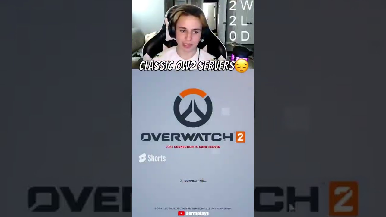 Streamer gets kicked from game classic OW2 moment #Shorts #kermplays