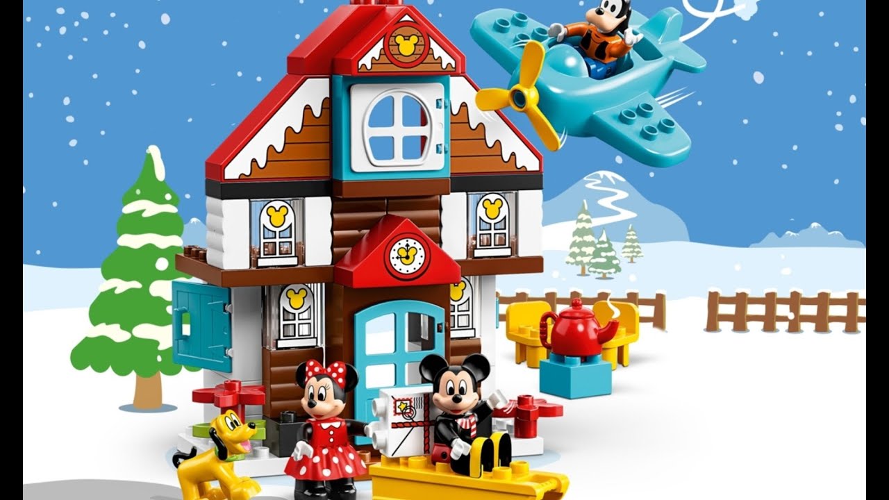 🎆🖼🍔  LEGO DUPLO 10889 Świąteczny dom na wakacje Mickeya  🥪😊🎈