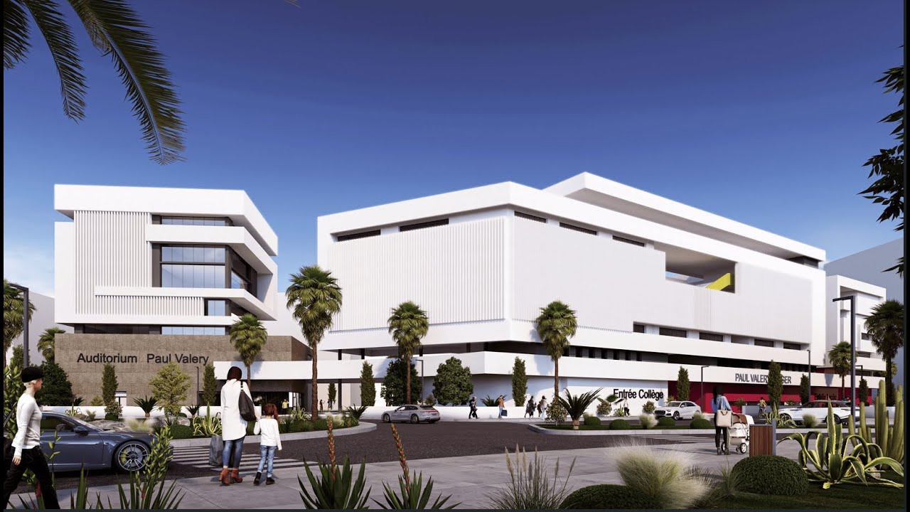 Le nouveau campus Paul Valéry Tanger