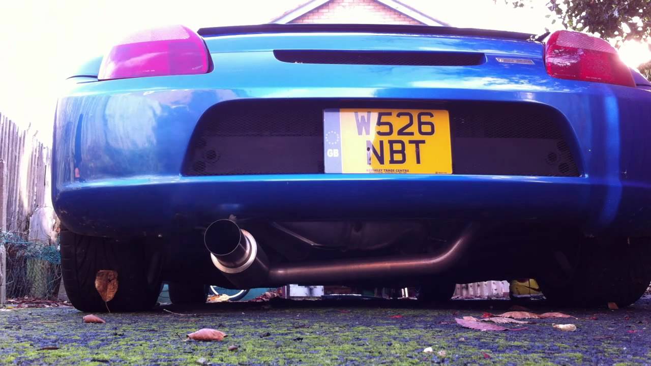 Toyota MR-S Monocraft GT300 2zz reving with  Apexi Exhaust