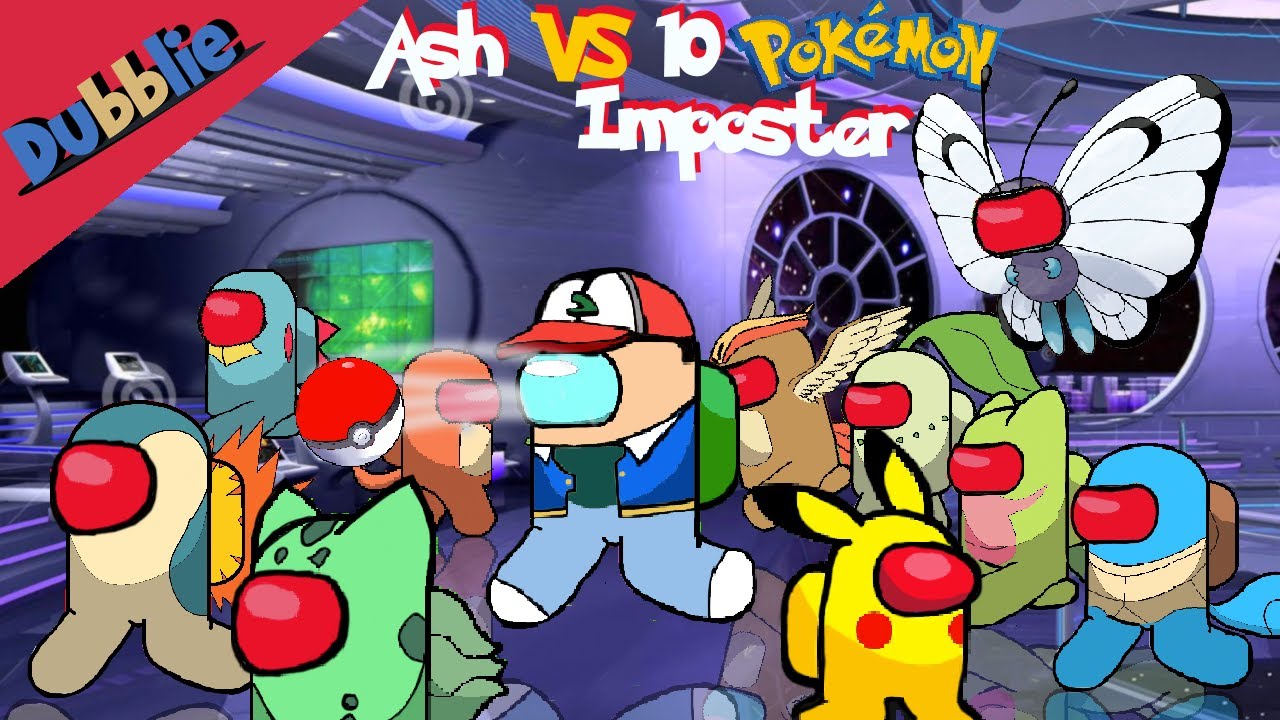 Among Us but Ash Ketchum is the only CREWMATE ! (Animation)