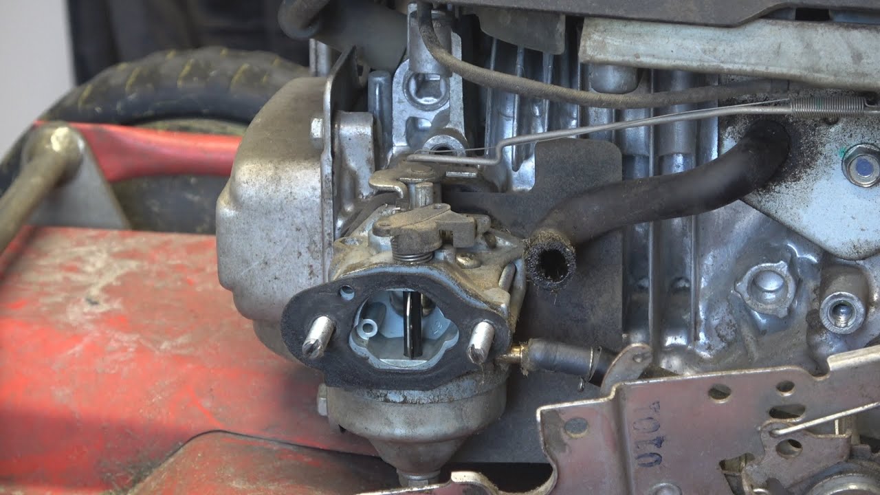 Så rengör man förgasare på Honda GCV 135/160/190 - ojämn och gungande gång.
