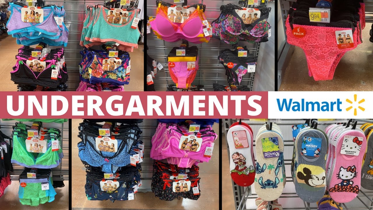 💛NEW WALMART UNDERGARMENTS ARE IN STOCK‼️WALMART SHOP WITH ME | WALMART INTIMATES | WALMART BRAS