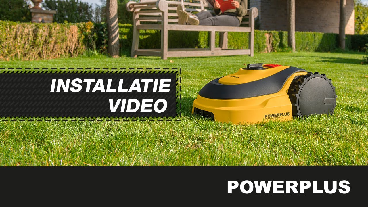 POWERPLUS - Hoe installeer ik mijn robotmaaier?