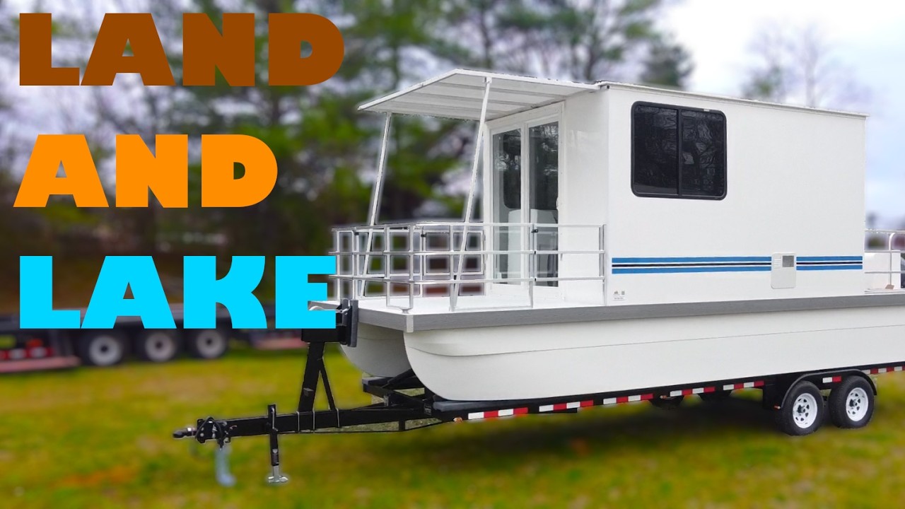 The most affordable NEW houseboat on the market (Trailerable Houseboat)
