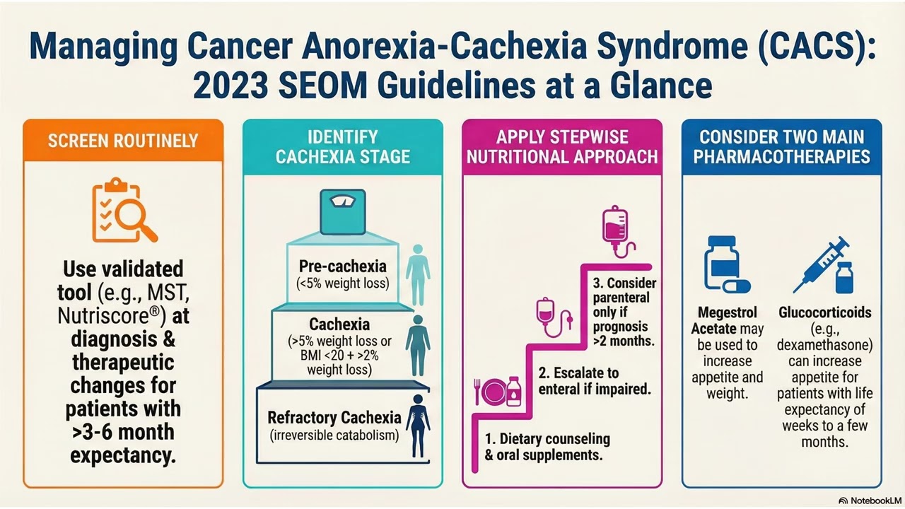 [OncoCast] Cancer Cachexia Staging and Megestrol Dosing