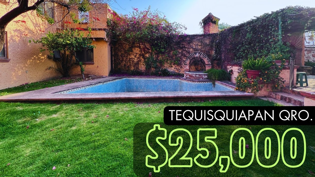 Tour completo de CASONA en Tequisquiapan Querétaro en renta con uso de suelo COMERCIAL 