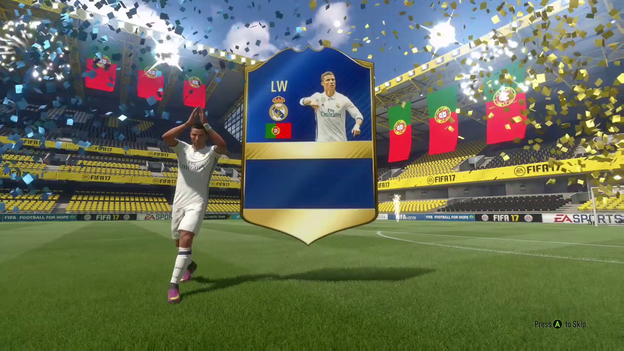 FIFA 17: Ultimate Team - Packing TOTS Cristiano Ronaldo (99 Rated)