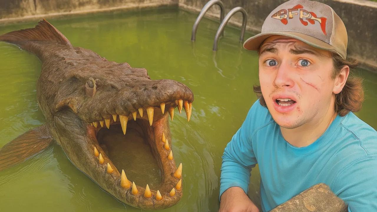 Našel jsem smrtelně nebezpečnou rybu v opuštěném bazénu!