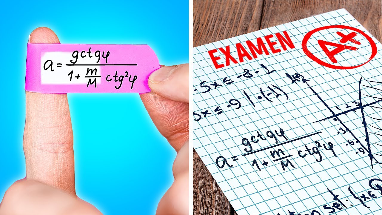 LA MEJOR GUÍA PARA COPIARTE EN EXÁMENES | Trucos de supervivencia escolares por 123 GO! SCHOOL