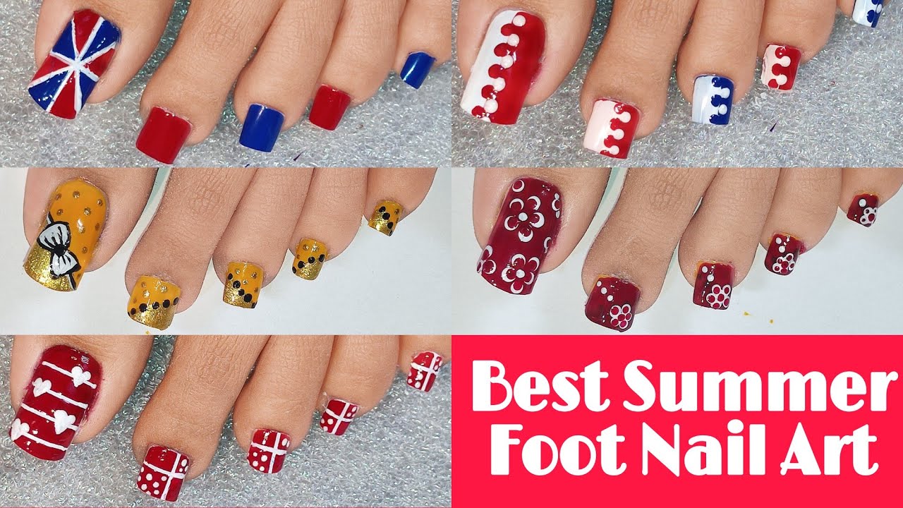 Best summer foot nail art 2022 || Beautiful feet nail designs compilation || Nail delights💅