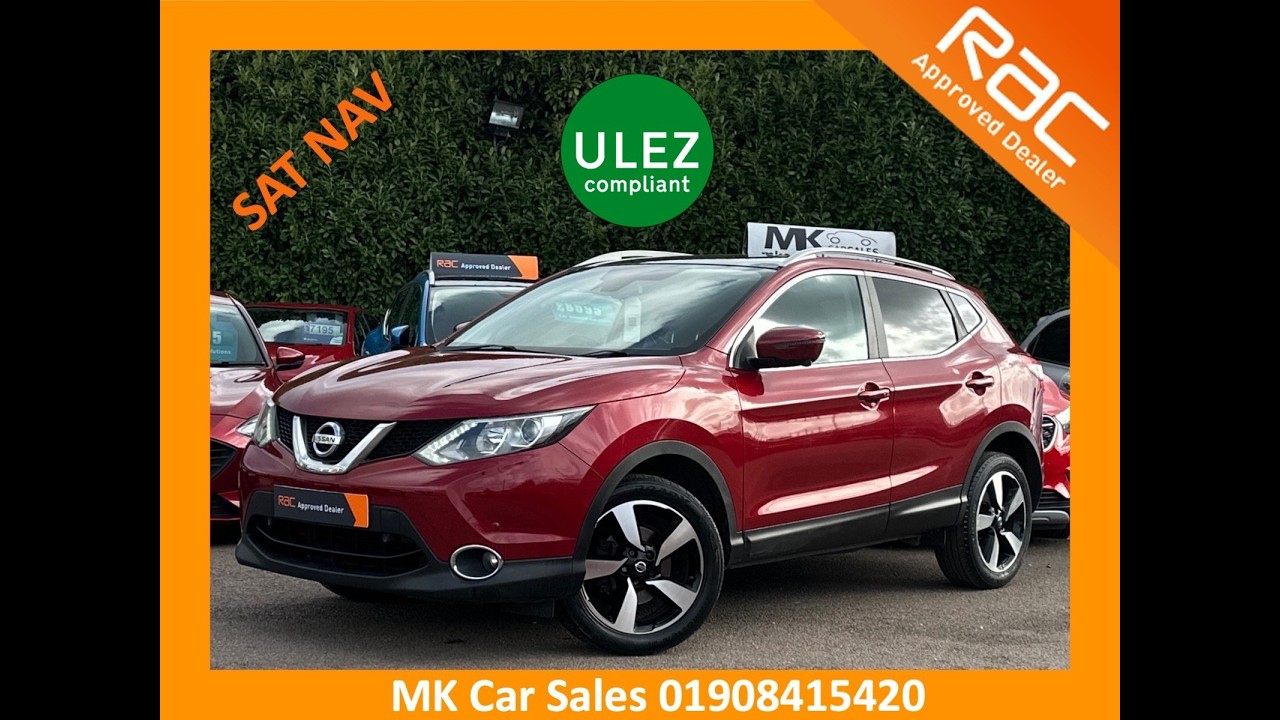 2016 Nissan Qashqai N-Connecta 1.6 DiG-T Fuji Senset Red DV66JDK MK Car Sales