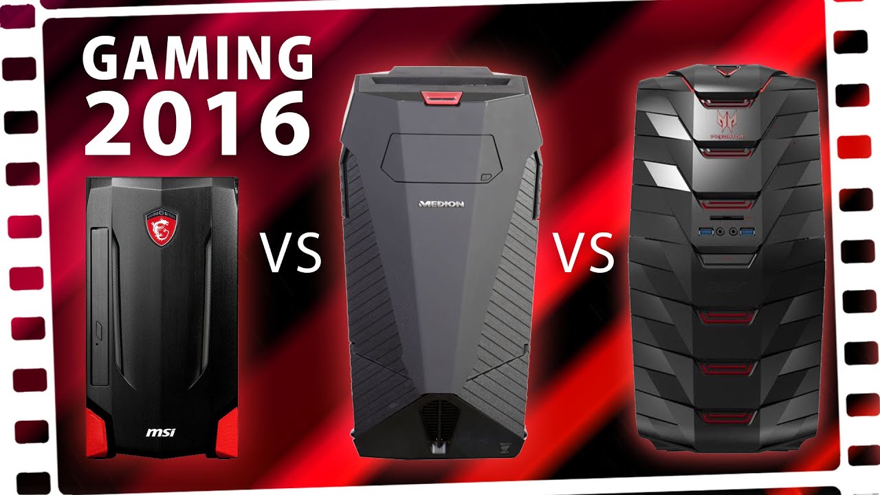 Die BESTEN Gaming-PCs 2016 ?! (MSI/ACER/MEDION)