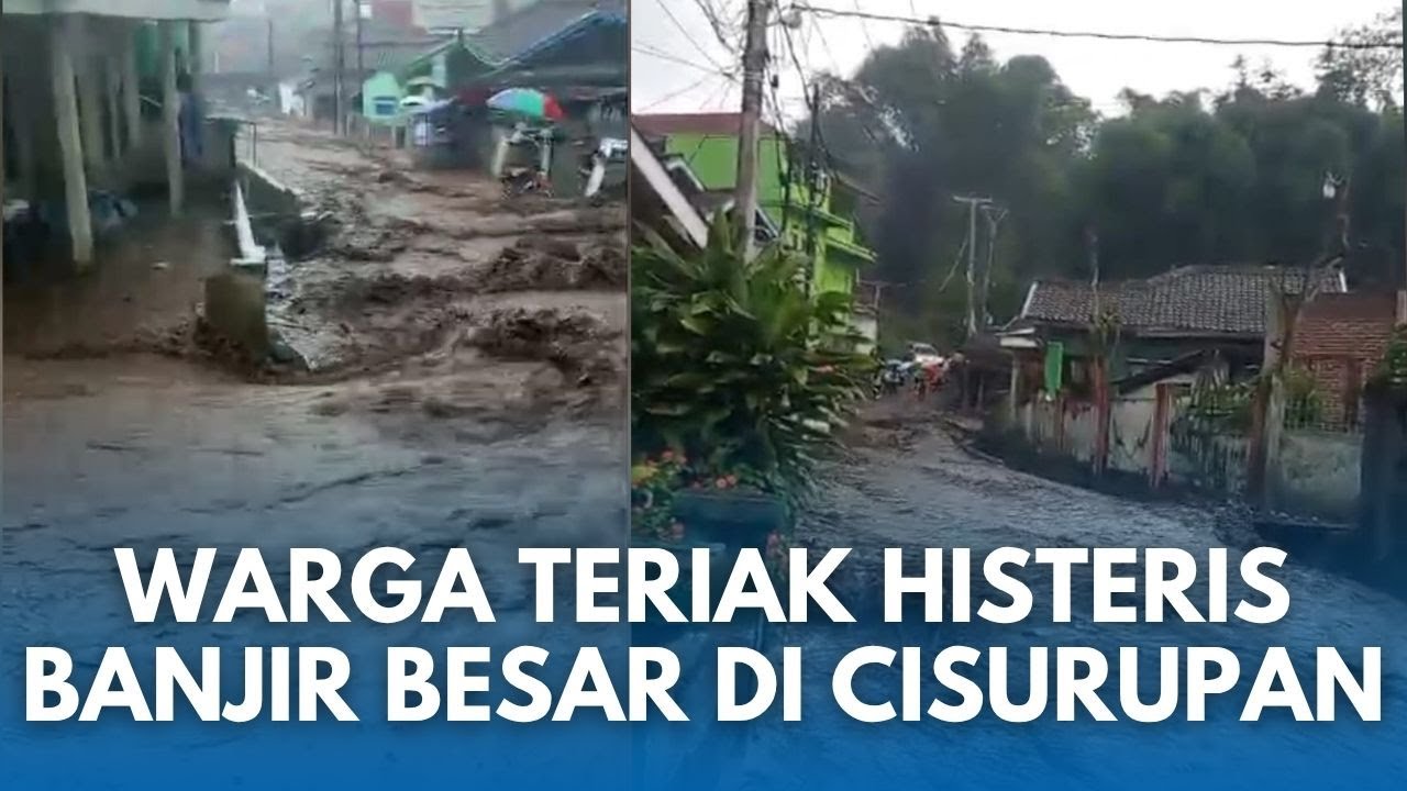 BANJIR MENCEKAM Di Cisurupan Garut! Warga Histeris Disambut Teriakan Takbir Allahu Akbar...