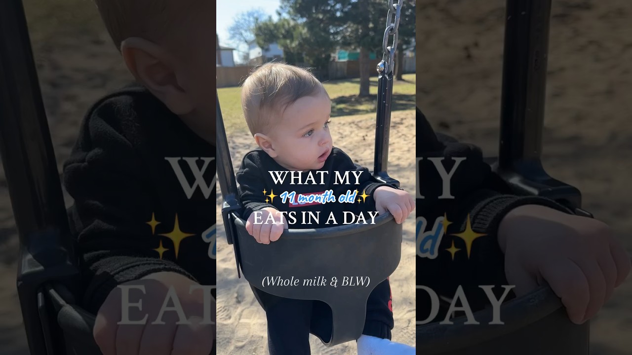 What my 11 month old eats in a day👶🏼🥣 #blw #babyledweaning #11monthsbaby #baby #solidfood