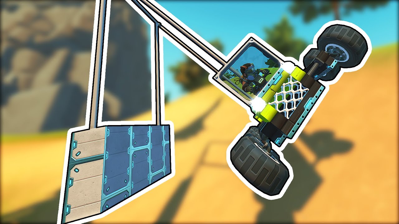 We Tried Racing Vehicles with MASSIVE Pendulum Weights on Them... (Scrap Mechanic Multiplayer)