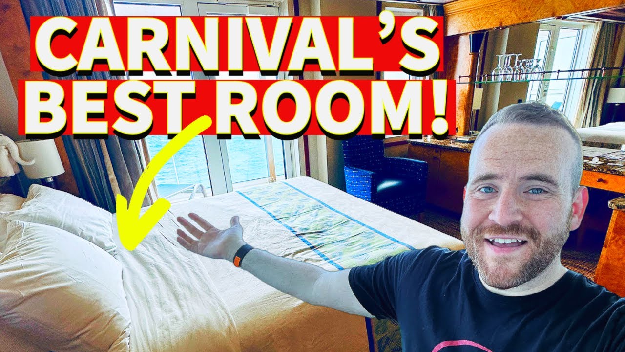Carnival Cruise PREMIUM BALCONY Suite Tour (Carnival Pride 7299)