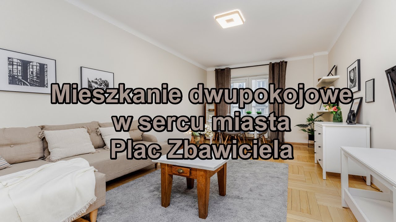 Mieszkanie dwupokojowe w sercu miasta | Plac Zbawiciela