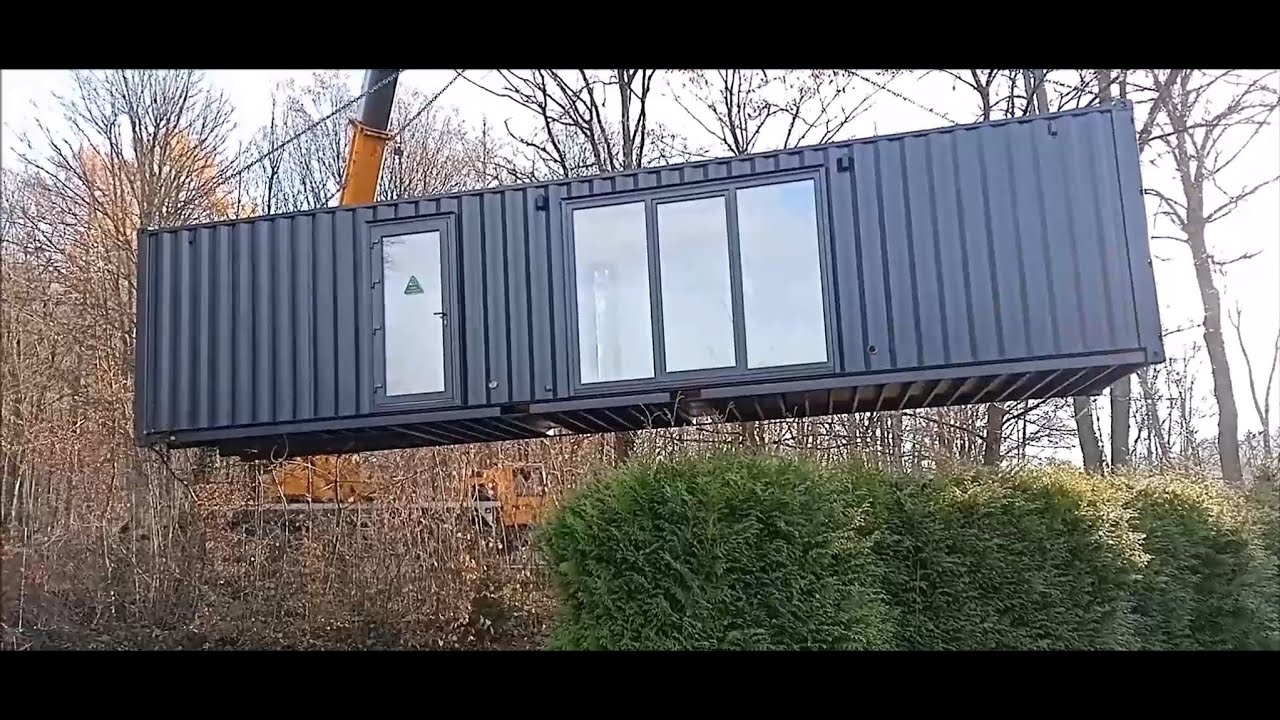 Anlieferung Wohncontainer Modell C