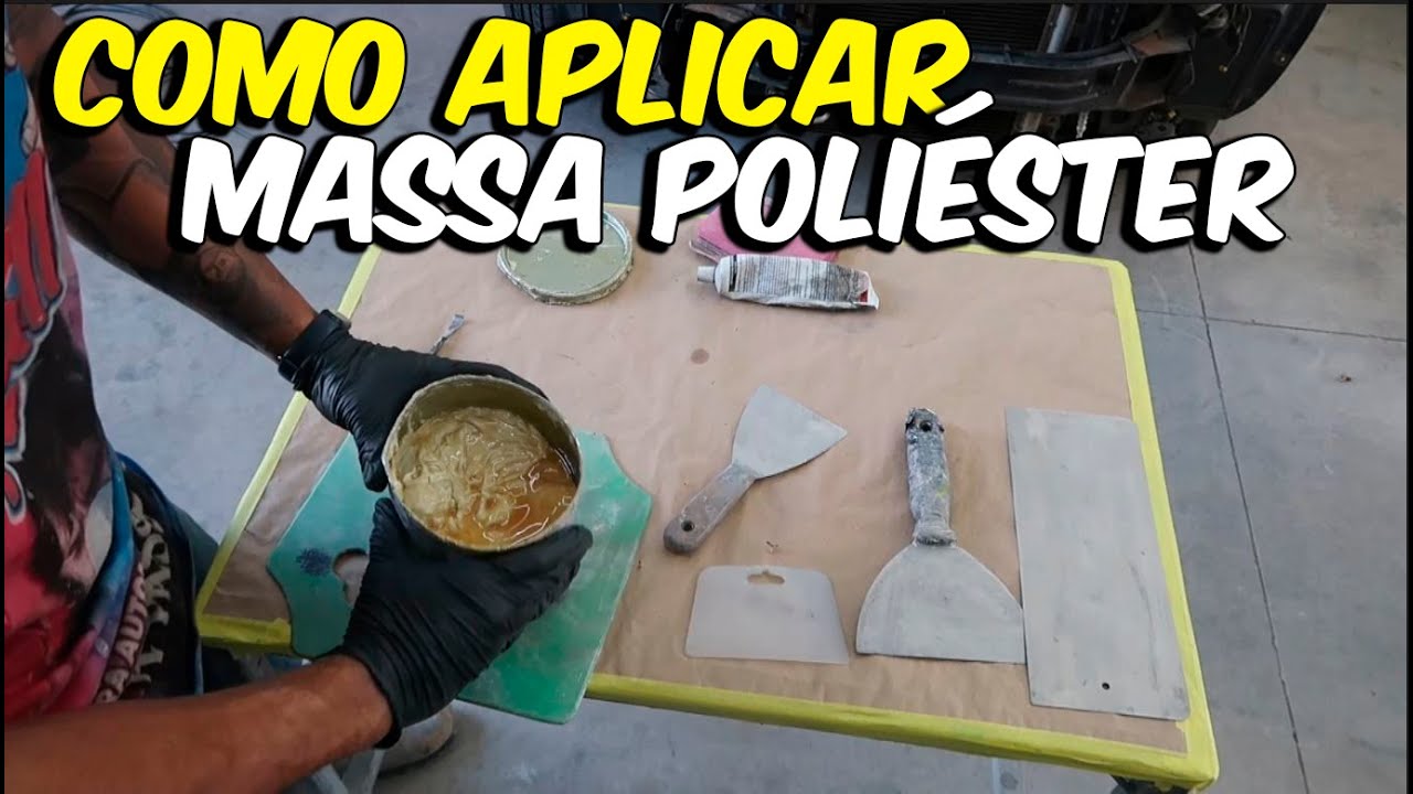 MASSA POLIÉSTER EM 3 PASSOS SIMPLES - FÁCIL e RÁPIDO!  APROVADO