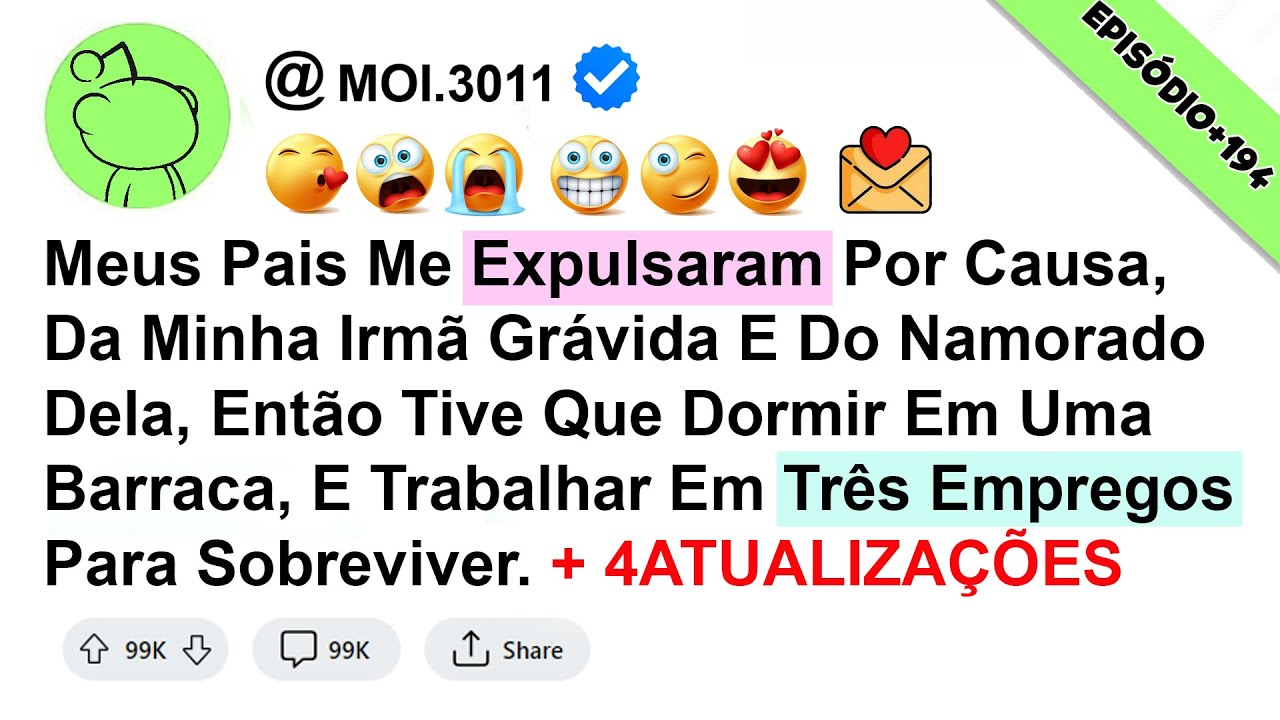 história - Meus Pais Me Expulsaram Por Causa, Da Minha Irmã Grávida E Do Namorado Dela, Então...