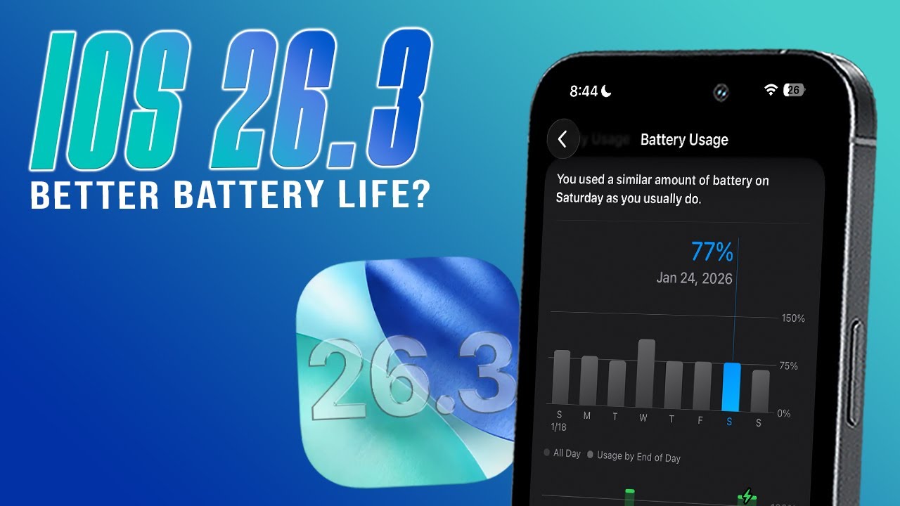 iOS 26.3 - Best BATTERY LIFE Ever?