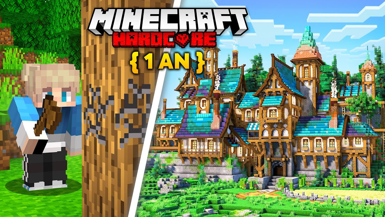 J'ai Survécu 1 an sur Minecraft Hardcore [Film Complet]