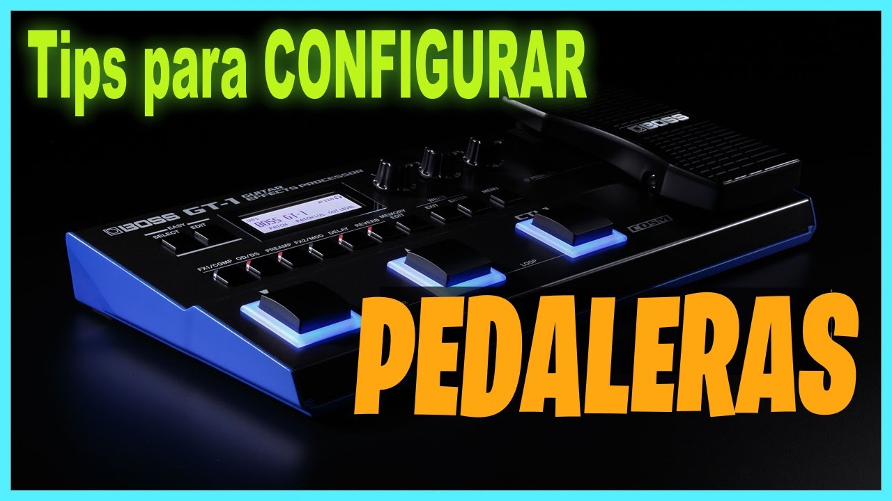 Cómo conectar tu PEDALERA /  BOSS GT-1 y más