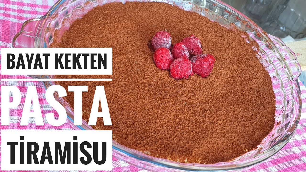 BAYAT KEKTEN 5 DAKİKADA PASTA YAPTIM HERKES BAYILDI ❗ -  KOLAY TİRAMİSU