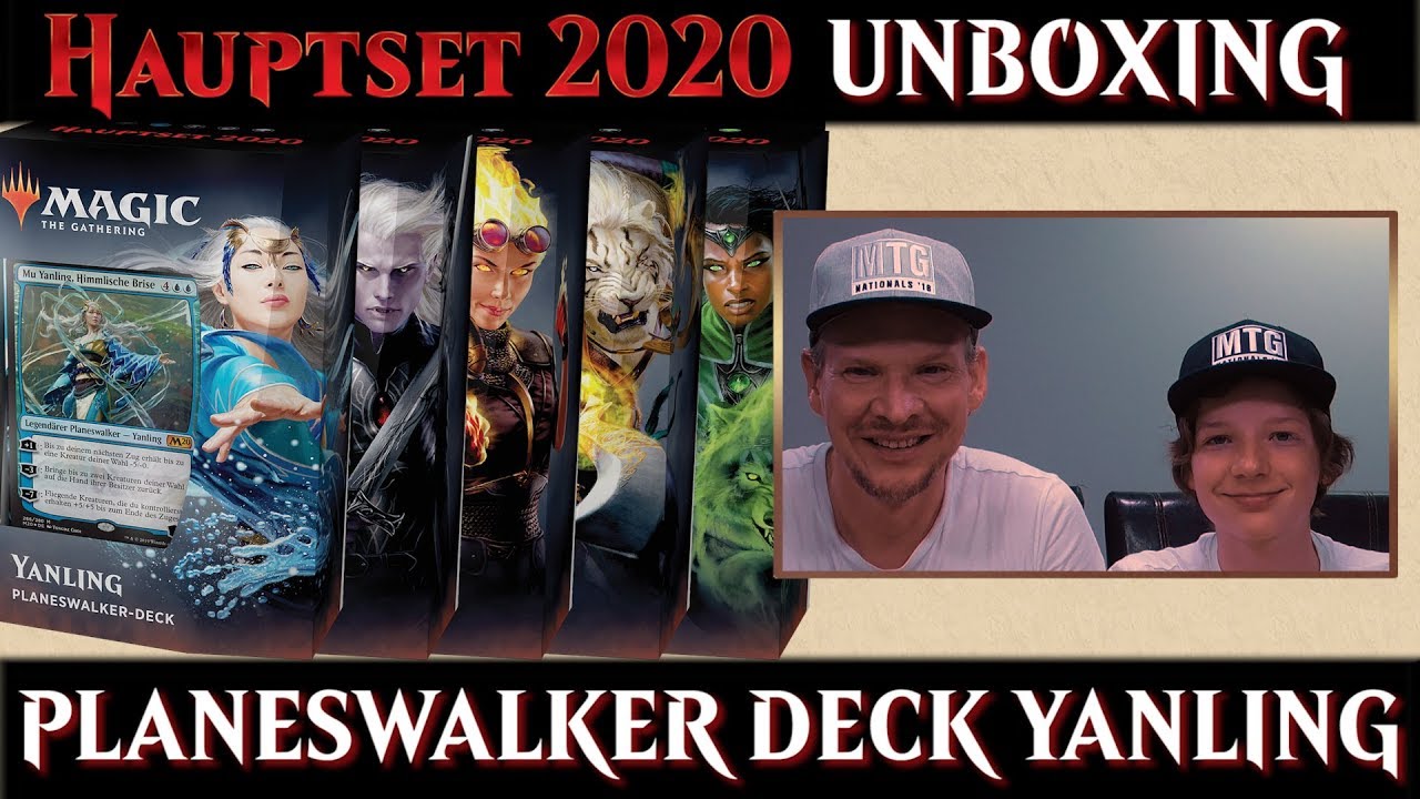 Unboxing Hauptset 2020 Planeswalker Deck Yanling Magic the Gathering deutsch MTG Trader Core Set