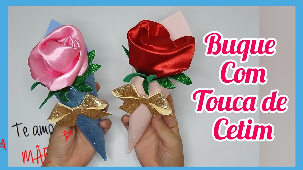 LEMBRANCINHA PARA O DIA DAS M&Atilde;ES FEITA COM TOUCA DE CETIM