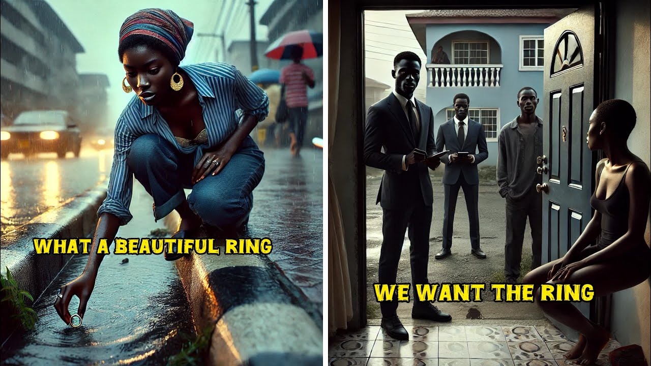 I FOUND A GOLD RING IN THE GUTTER… THE NEXT MORNING, MEN IN SUITS CAME TO KNOCKING AT MY DOOR
