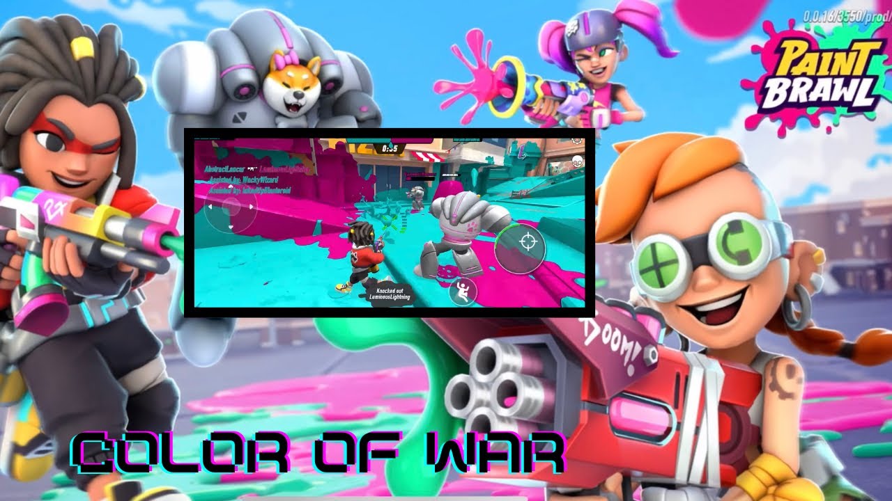 Paint Brawl 🥰💥🇬🇧 Colour of war 🤡🎠
