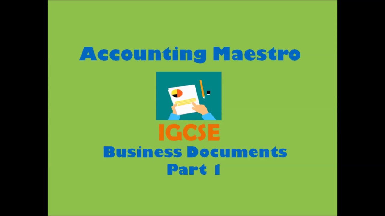 Business Documents Part 1
