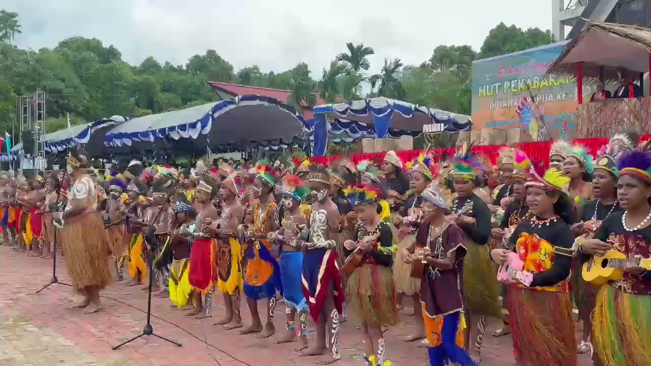 HUT PI Ke-170 TAHUN DI PULAU MANSINAM " PENAMPILAN VOCAL GROUP UKULELE PAR KLASIS MANOKWARI" 😇