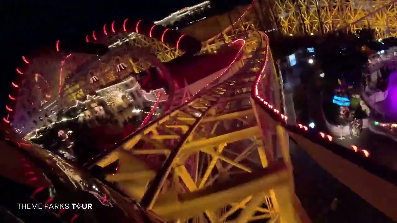 POV : IncrediCoaster - Front Row - Disney California Adventure