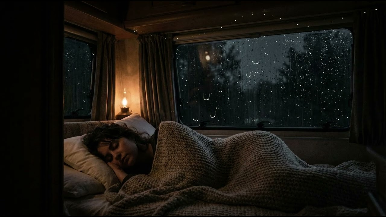 Sleep Fast & Stay Asleep with Rain Sound on Van Window